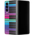 Color Piano Keys Galaxy Z Fold4 5G Skin